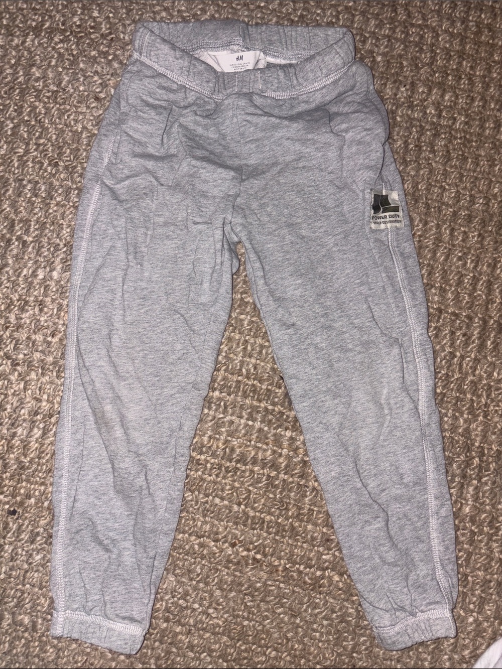 H&M Gray Kids Joggers with Elastic Waistband